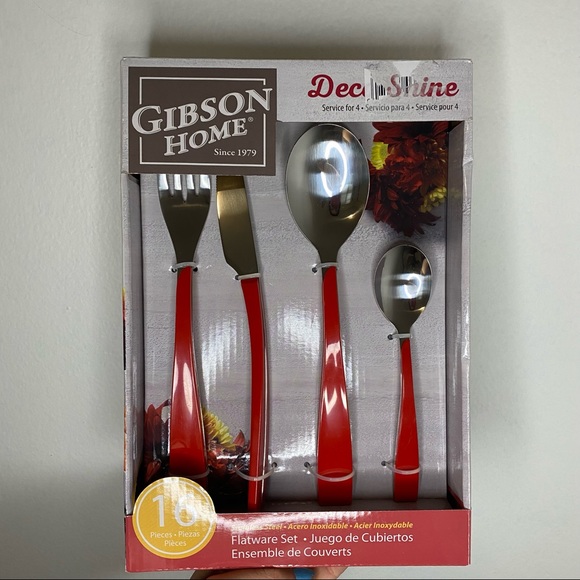 Gibson Home Other - NWB Gibson Home dinner deco shine silverware set